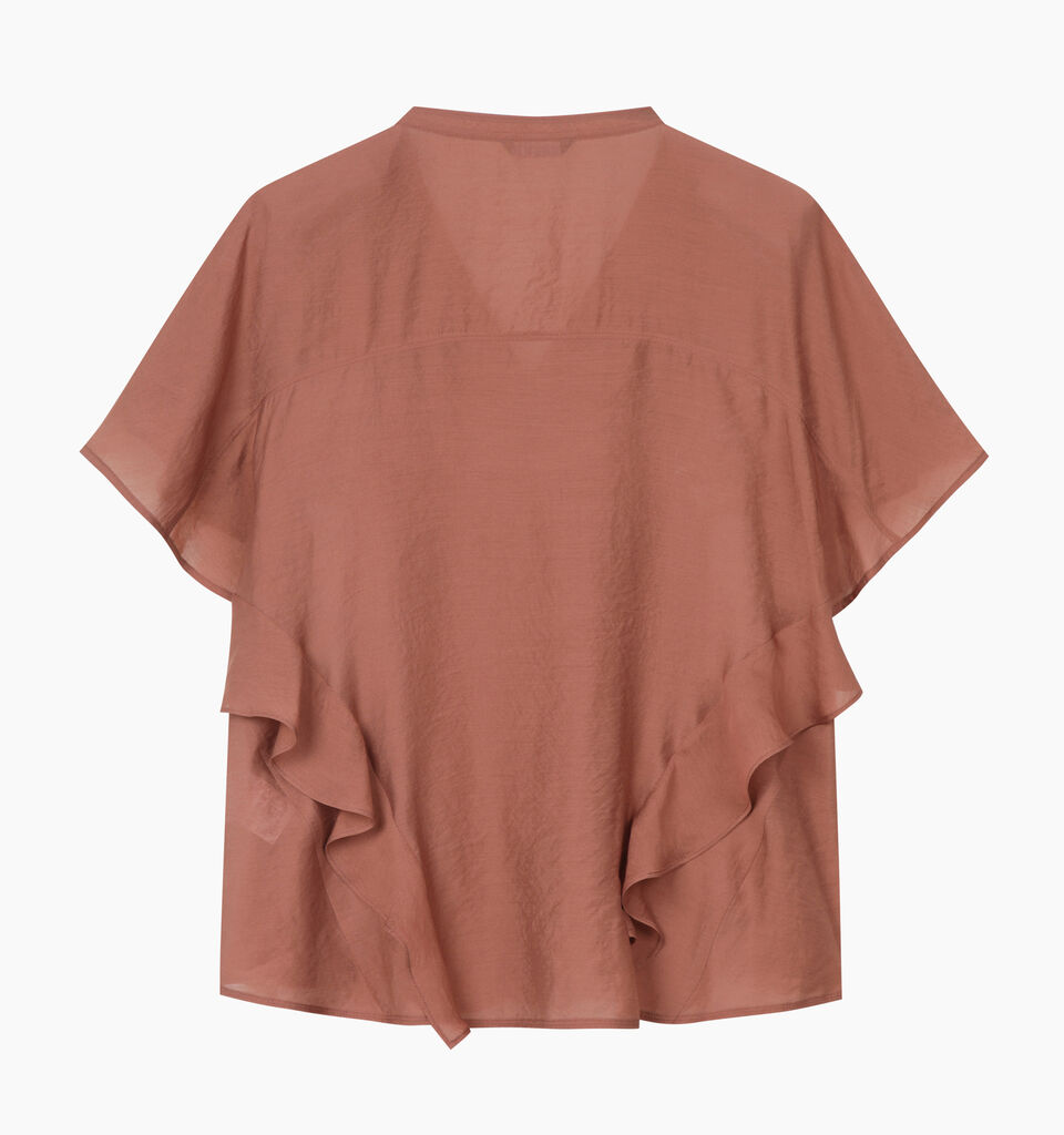 SHIRT - sisley k blouses - Brown | Sisley K image number 2